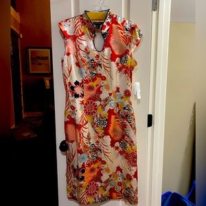 Vintage Jonathan Martin 100% Silk dress
